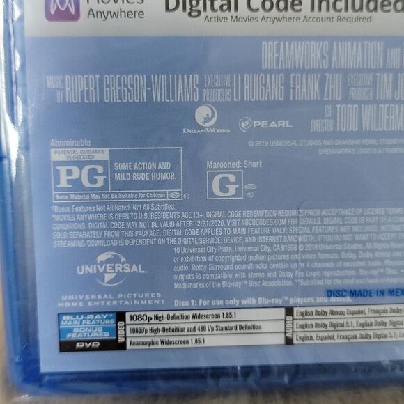 ABOMINABLE BLU-RAY - NEW IN PACKAGE! - Picture 3 of 4